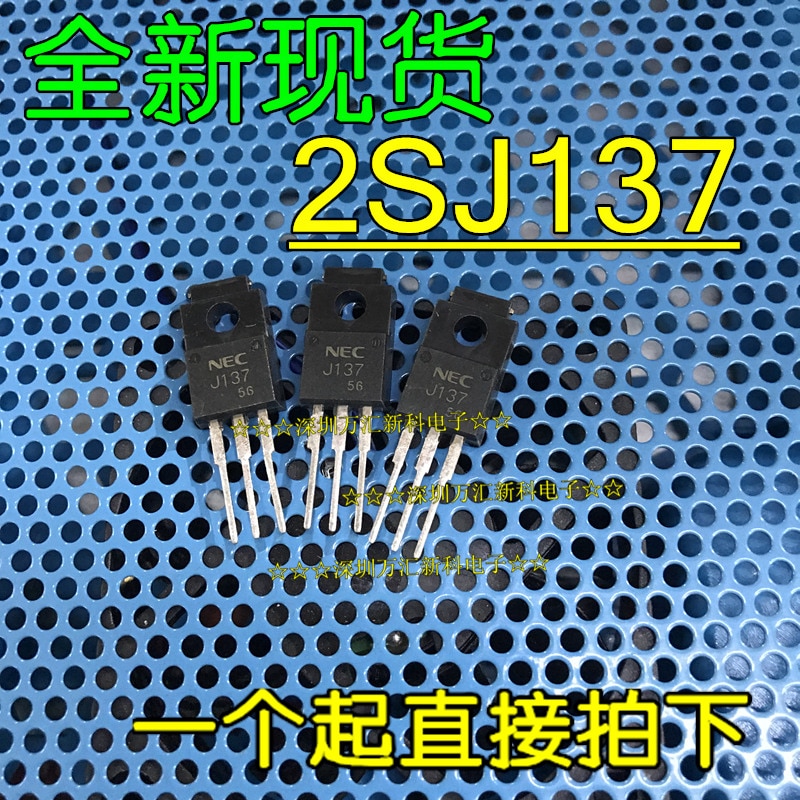 10pcs orginal new 2SJ137 three-pole J137 TO-220F MOS field effect